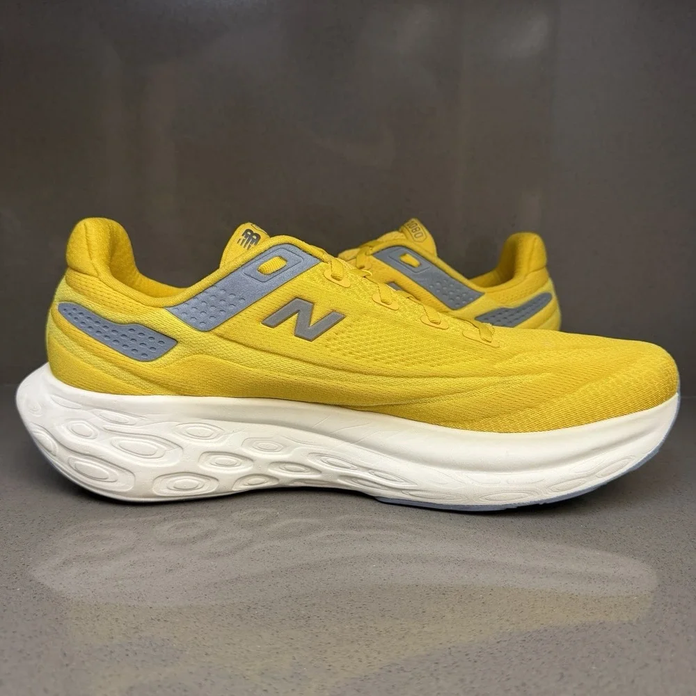New Balance Fresh Foam X 1080v13 Mens 16 2E Wide Yellow Running Shoes M108013Z